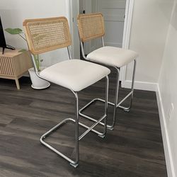 Set of 2 bar top chairs