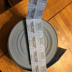 Unused Roll Of Raffle Tickets