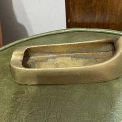 CENICERO ANTIGUO DE BRONCE DISEÑO ZAPATO 