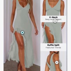 Sage Green Cocktail Dress