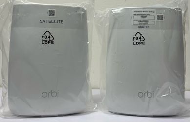 NETGEAR Orbi RBR50 WiFi Router and RBS50 Satellite Extender (#1292)