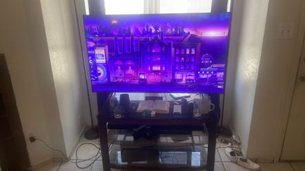 Smart tv and stand