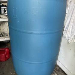 New Plastic Water Drum 55 Gallon 