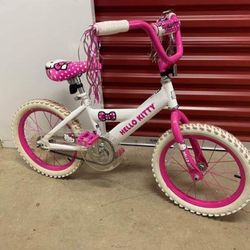 16" Hello Kitty Bike For Girls