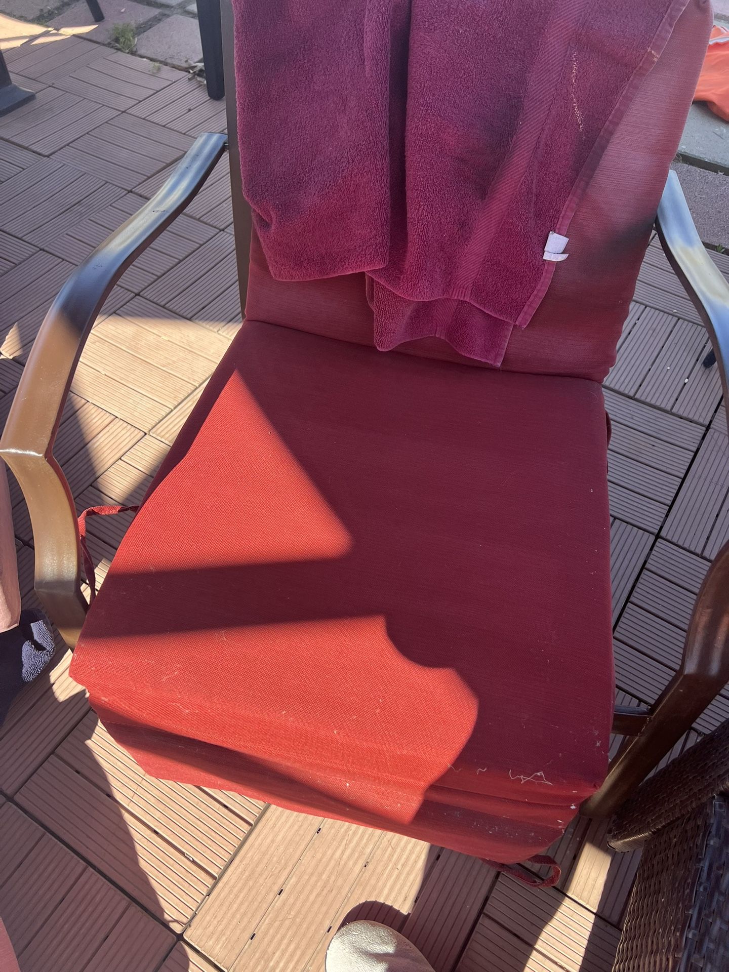 Red 24” Cushions Set Of 4