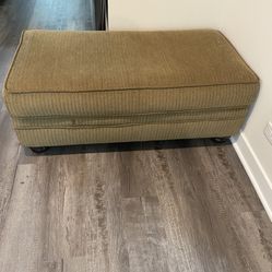 Beige  over-sized Ottoman