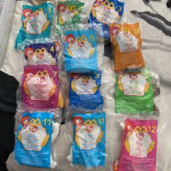 McDonald’s Tiny Beeny Collection- Collectibles- As Pictured