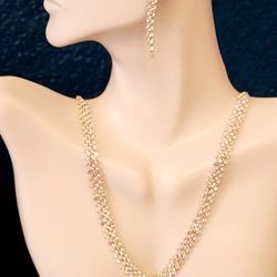 Fashion Necklace, Earrings And Bracelet