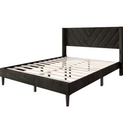 Brand new queen size bed frame with a 12” casper memory foam mattress included $440 <Free Delivery available > Hablo español 