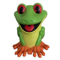 Rainforest Cafe CHACHA Tree Frog 3D Sipper Cup Travel Souvenir Drink Mug