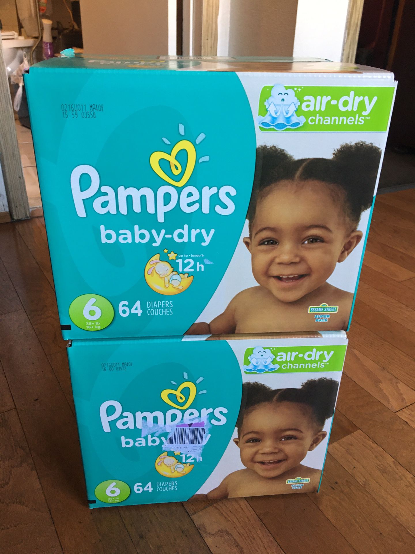 Pampers SIZE 6 128 pañales