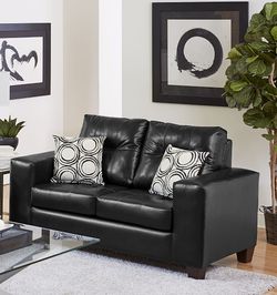 BRAND NEW LOVESEAT WITH MATCHING OVERSIZED OTTOMAN