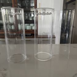 2 Acrylic Necklace Holder/Display Case
