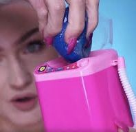 Mini washing toy machine for brushes & beauty blenders