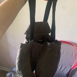 Women’s snow pants bib size small 