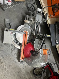 Ridgid Miter saw R4222 used great condition working perfect selling cheap