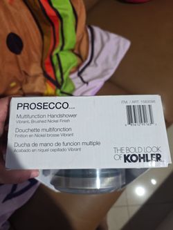 New kohler prosecco Multifunction handshower vibrant brushed nickel finish