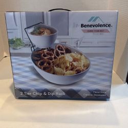 Benevolence 2-Tier Chip & Dip Server Set