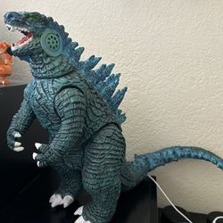 14” Godzilla Makes Noise Eyes Light Up