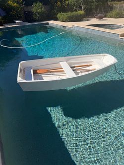 Dinghy 7’8” long 3’11” at widest