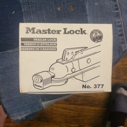 Master lock for trailer.