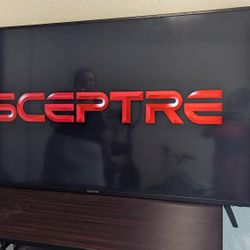 4K 65 Inch Sceptre TV With Feet 