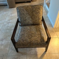 Mid-Century Modern Wood Accent Chair - Excellent Condition