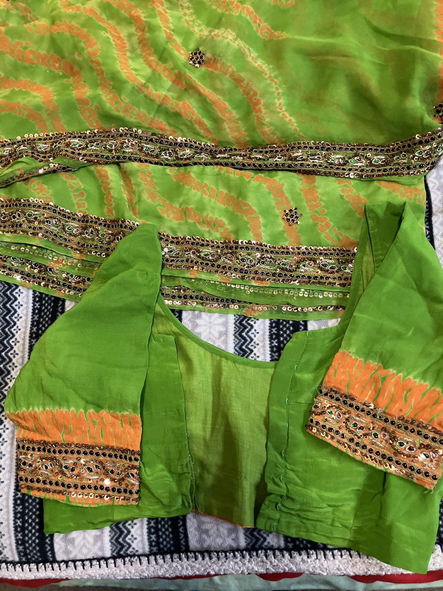 Saree : Beautiful Embroidered Saree .