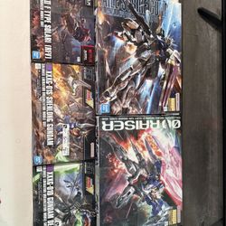 Gunpla 2 Master grades And 3 High Grades 