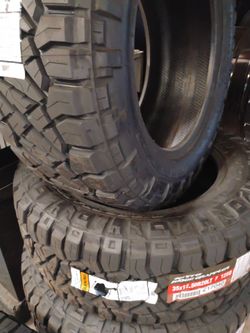 New set of tires 35 1250 20 Lt nitto