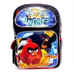 Angry Birds 16" Large Backpack - WHY SO ANGRY