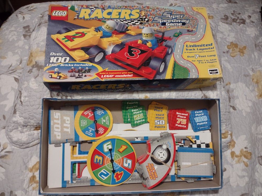 Vintage Lego Racers Game NO Legos