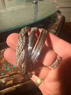 Silver-Tone Bangle Bracelet Set