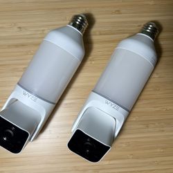 Wyze Bulb Security Cameras 2k HD 800 Lumen