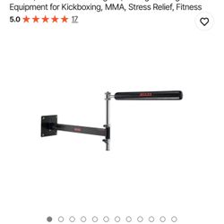 VEVOR Wall Mount Boxing Spinning Bar, Adjustable Punching Spinning Bar, Boxing Speed Trainer with Gloves