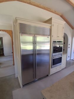 Luxury Appliance Package - Sub-Zero Built-In Fridge + Wolf Double Oven + KitchenAid Dishwasher