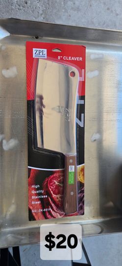 New HeavyDutyStainlessSteel" Cleaver