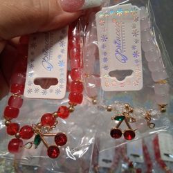 New Cherry Bracelets- $3 Each