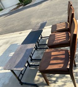 3 tables 3 chairs
