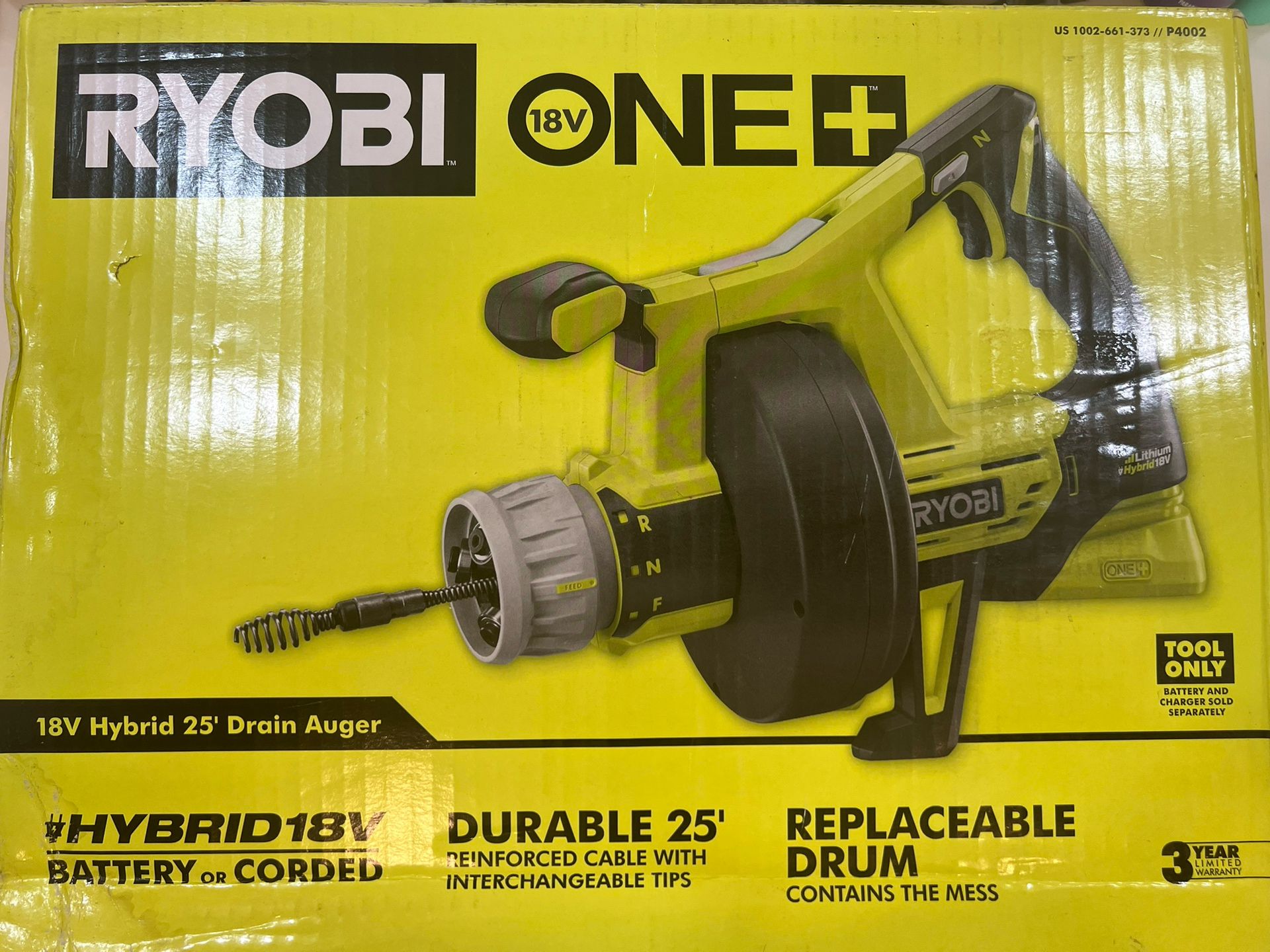 Ryobi Drain auger