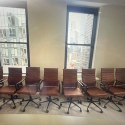 Wayfair Office Chair Never used Assembled Cognac
