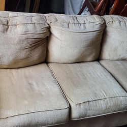 Beige Sofa 
