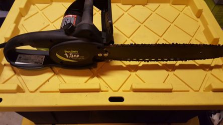 Poulan 1.5hp electric chain saw