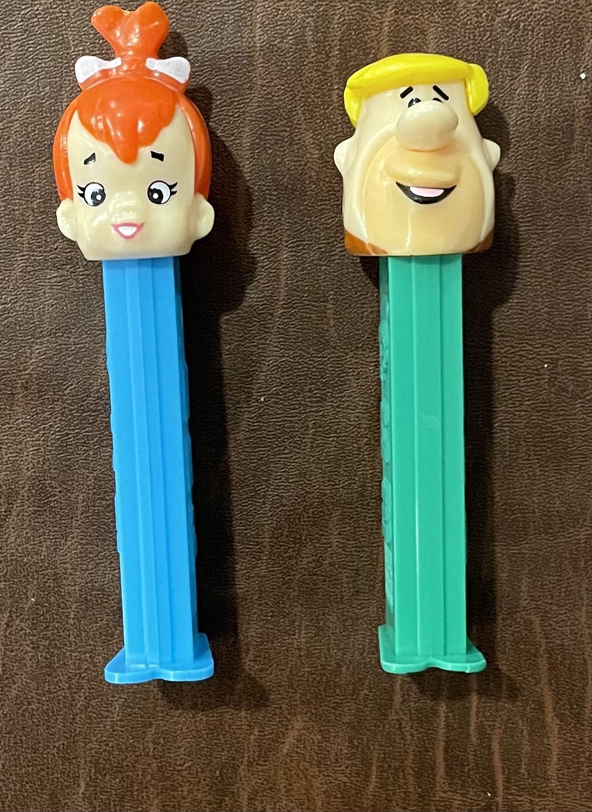 PEZ Dispensers vintage 1992 The Flintstones Barney and Pebbles