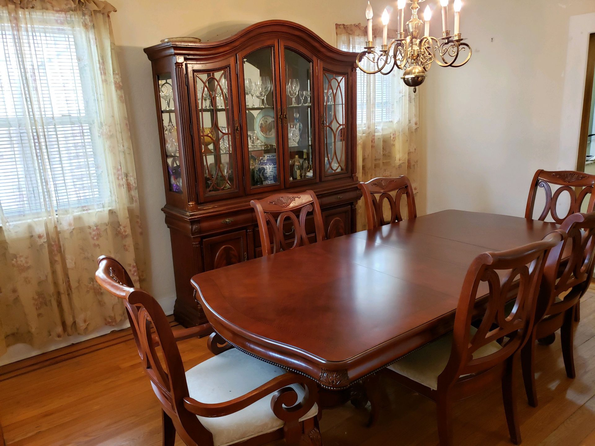 Dining Room Table With 6 Chairs Inlay