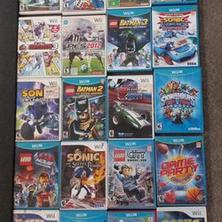 Wii and wii U VIDEO GAMES