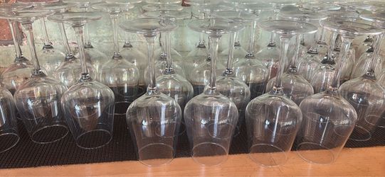 Wine and champagne glasses