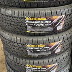 215/70/16 Blackhawk Tires