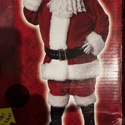 Regency Plush Santa Costume High-Quality