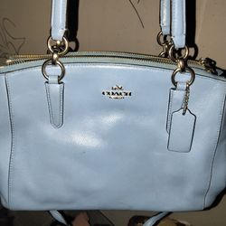 Blue Coach Bag